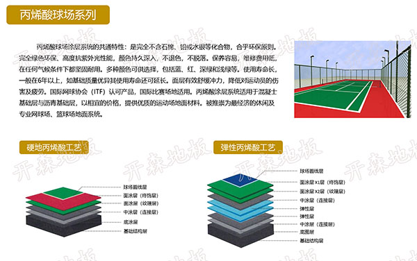 丙烯酸球場系列